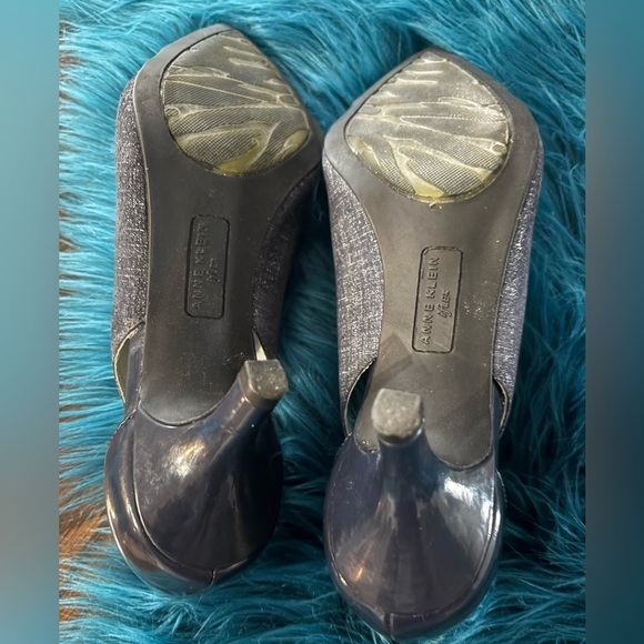 Anne Klein iFlex kitten heels 7.5 denim embellishment. Professional, Preppy - Picture 5 of 5